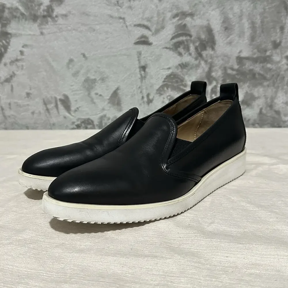 Everlane Leather Street Shoe Womens Size 9.5 Black Slip On Loafer Elevated Basic